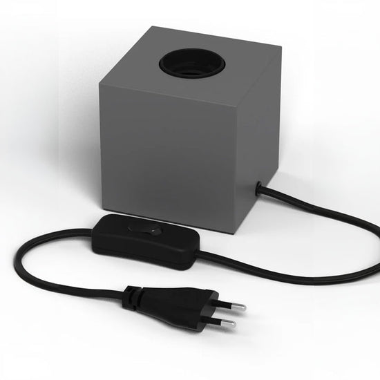 Calex Tischleuchte / Mattgrau