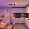 Calex Tracklight 4×GU10 – 2 m / Schwarz – Schienen-Deckenleuchte aus Aluminium Stimmung