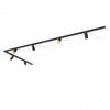 Calex Tracklight 6×GU10 – 3 m / Schwarz – Schienen-Deckenleuchte aus Aluminium