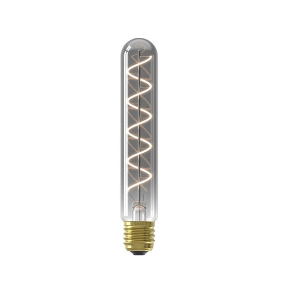 Calex LED-Retrofit Tube 185 Titanium Curly / 4 Watt E27