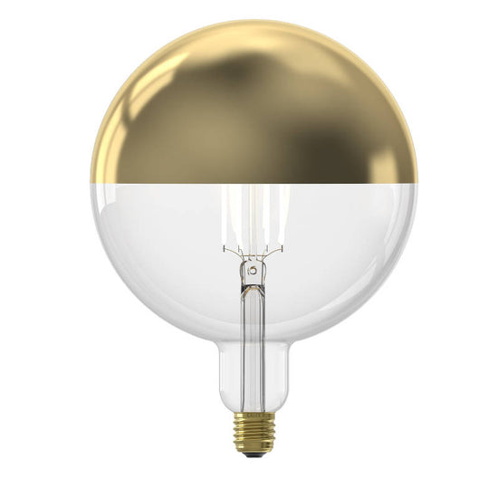 Calex KALMAR LED Kopfspiegel Gold Matt Globe G200 / E27