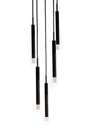 BEISIK LED Pendelleuchte Candle LH5R Schwarz / 7 Watt