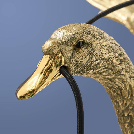 Deckenleuchte Flying Ducky, gold