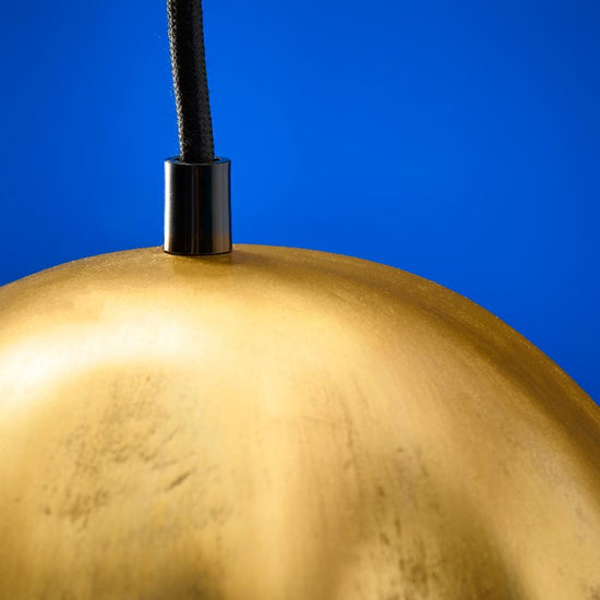 Deckenleuchte Qualle Ava, gold