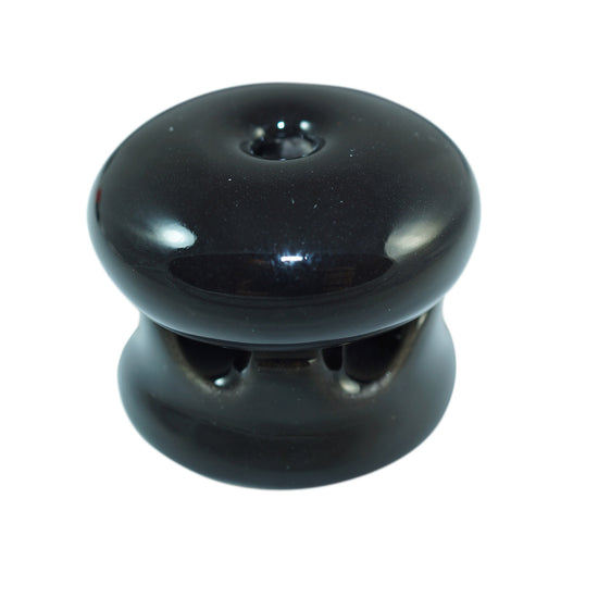 Kabelführung Porzellan / Schwarz double