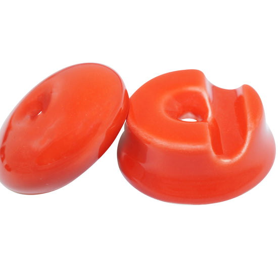 Kabelführung Porzellan / Rot solo