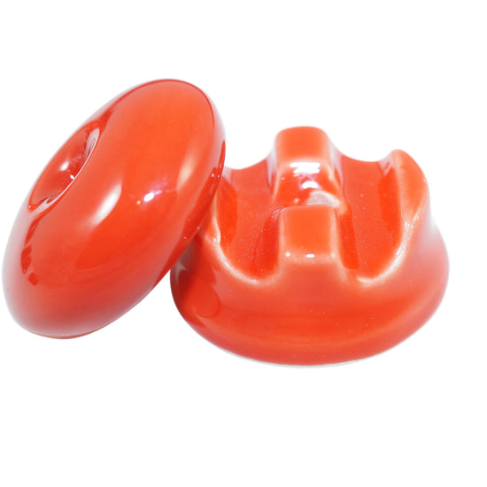 Kabelführung Porzellan / Rot double