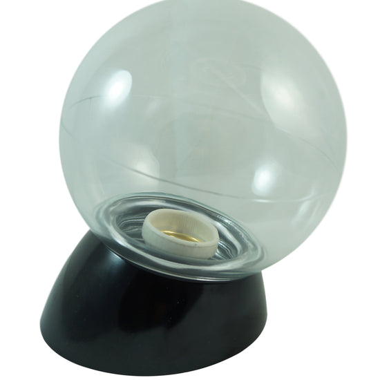 Kugellampe Bakelit Klarglas / Gewinkelt