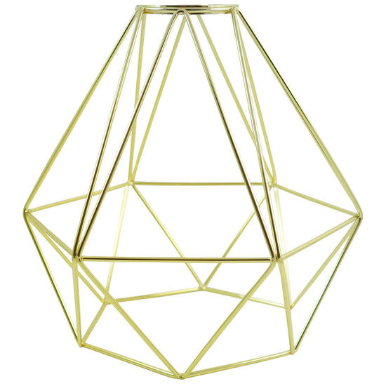 Metallschirm Diamant / Messing