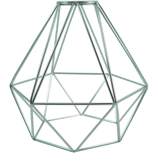 Metallschirm Diamant / Chrome