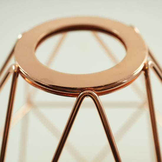 Metallschirm Diamant / Kupfer