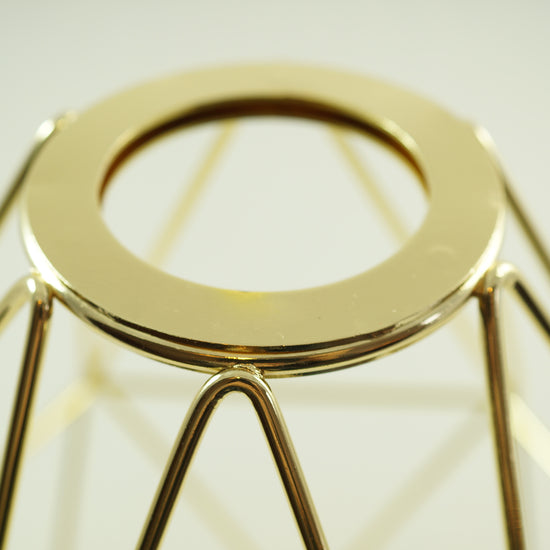 Metallschirm Diamant / Messing