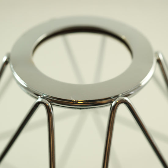 Metallschirm Diamant / Chrome