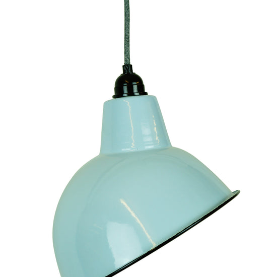 Emaille Lampenschirm Warehouse / Taubengrau