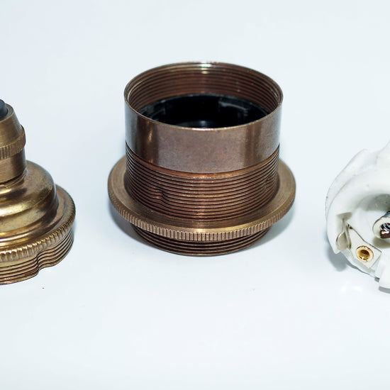 Vintage Metall Fassung / Fume finish