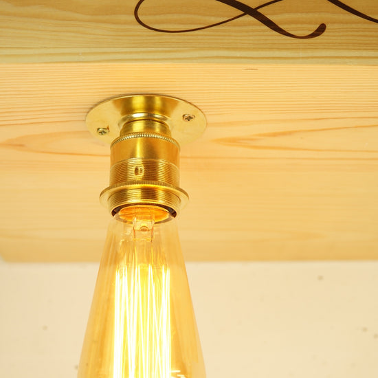 Vintage Metall Deckenfassung / Fume finish