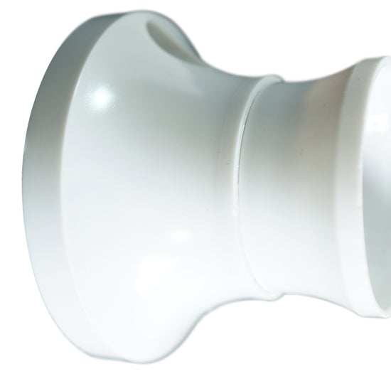 Bakelit Fassung weiss / Gerade