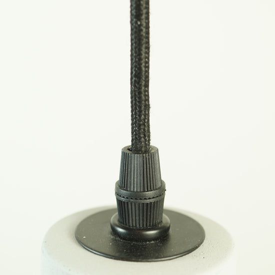 Hängeleuchte Zement / Rund