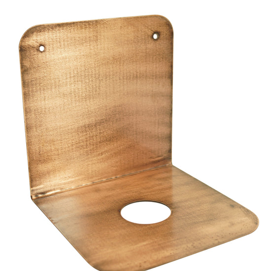 Wandleuchte "90° Mini" / Vintage Copper