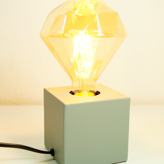 Calex Tischleuchte Kubus/Würfel Beton