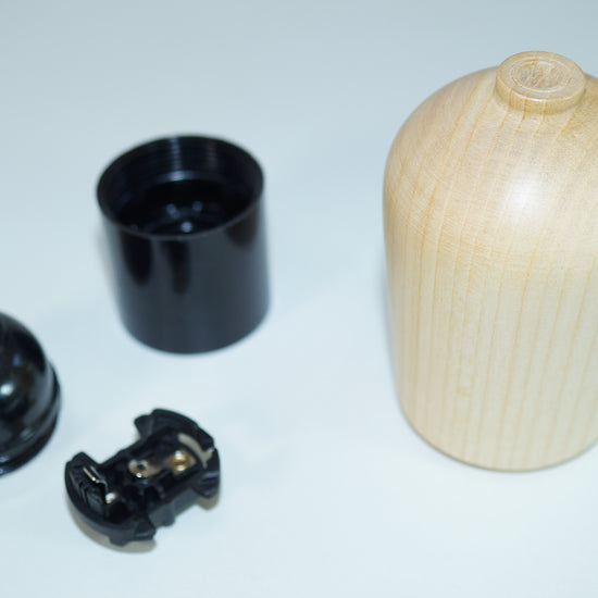 Holz Fassung konisch / Hell geölt