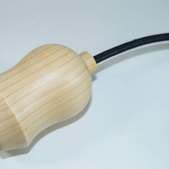 Holz Fassung bauchig / Hell geölt