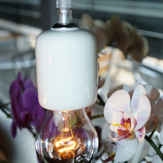 Keramik Lampenfassung / Weiss