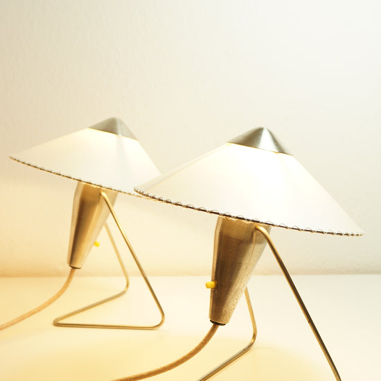 Tisch- Wandlampe / Helena Frantova, Prag 1953 (2x)