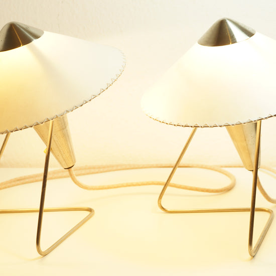 Tisch- Wandlampe / Helena Frantova, Prag 1953 (2x)