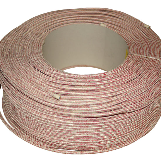 Textilkabel  3x0.75mm / Bordeaux Tweed