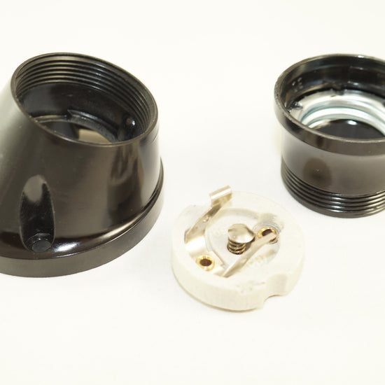 Bakelit Fassung / Gewinkelt 