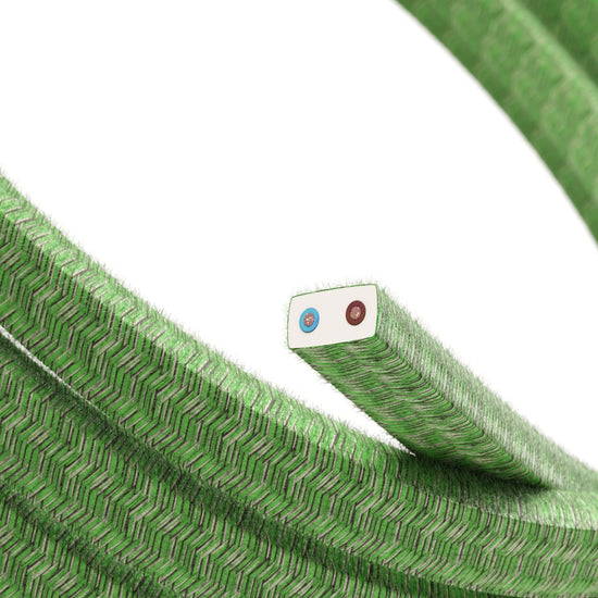 Elektrisches Kabel für Lichterketten grasgrün IP44 – Meterware für geschützte Aussenbereiche