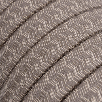 Elektrisches Kabel für Lichterketten braun meliert IP44 – Meterware für geschützte Aussenbereiche