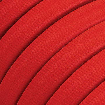 Elektrisches Kabel für Lichterketten rot IP44 – Meterware für geschützte Aussenbereiche