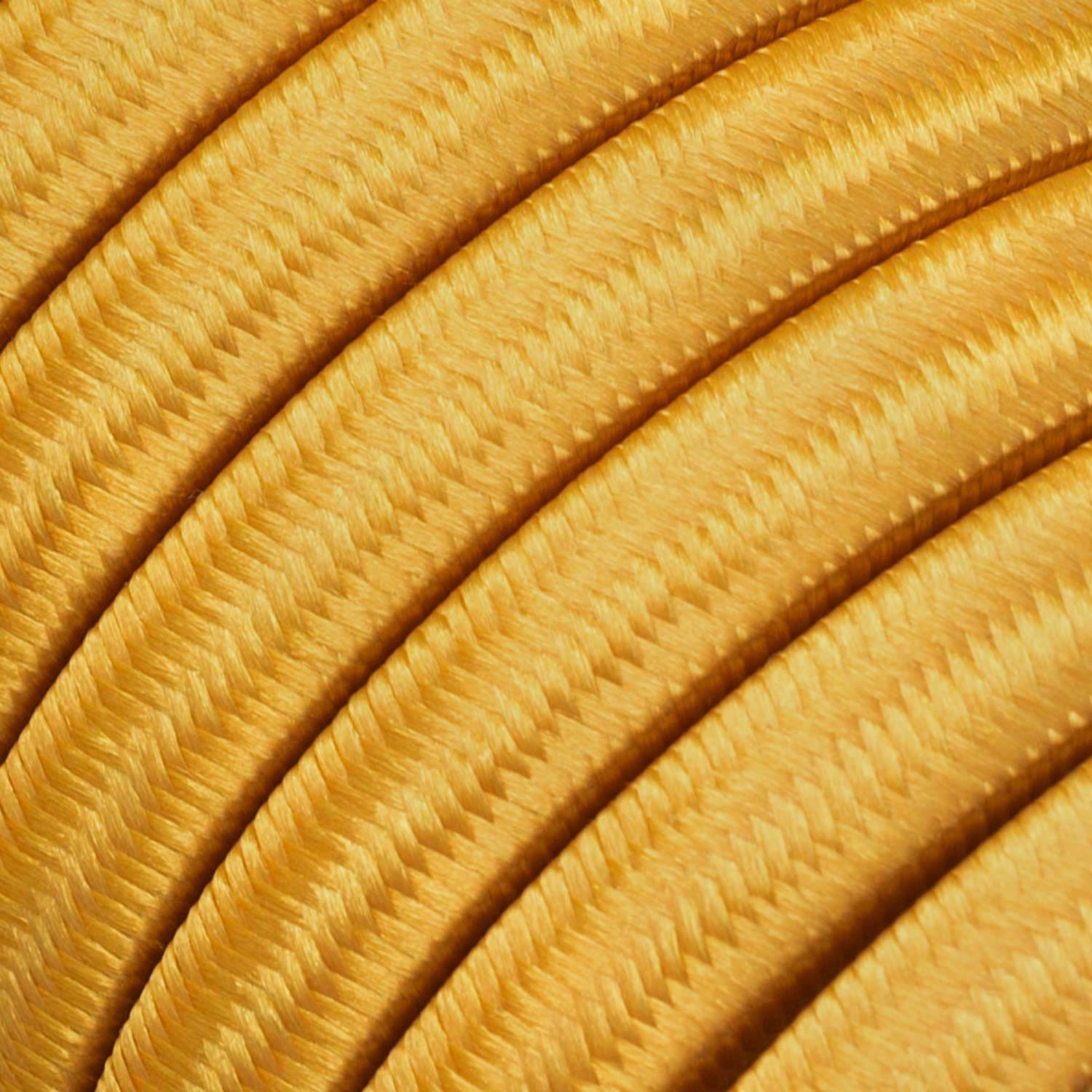 Elektrisches Kabel für Lichterketten gold IP44 – Meterware für geschützte Aussenbereiche