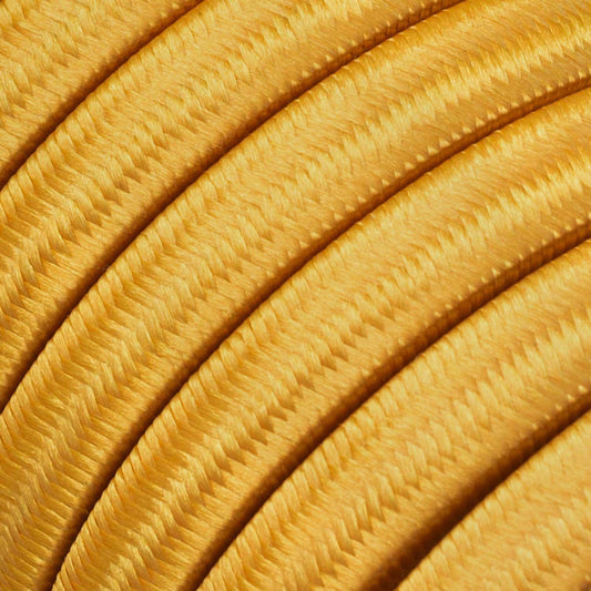 Elektrisches Kabel für Lichterketten gold IP44 – Meterware für geschützte Aussenbereiche