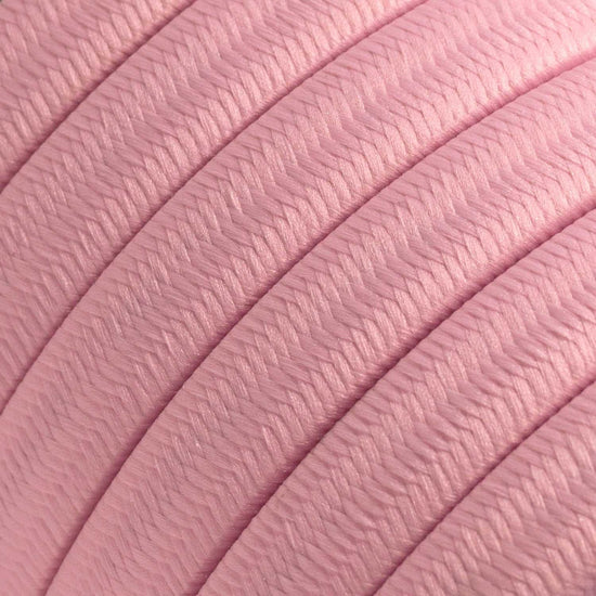 Elektrisches Kabel für Lichterketten rosa IP44 – Meterware für geschützte Aussenbereiche