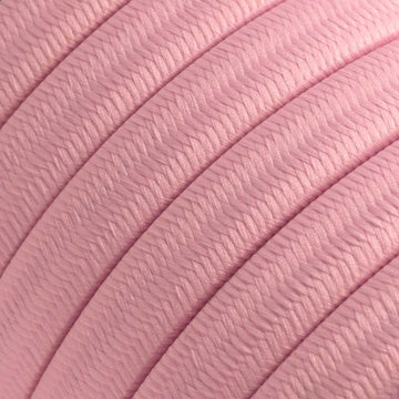 Elektrisches Kabel für Lichterketten rosa IP44 – Meterware für geschützte Aussenbereiche