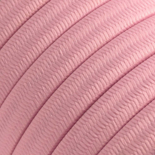 Elektrisches Kabel für Lichterketten rosa IP44 – Meterware für geschützte Aussenbereiche