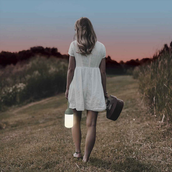 LED Tischleuchte ELO Kaki, kabellos