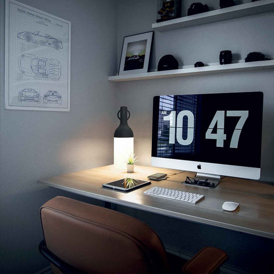 LED Tischleuchte ELO Noir, kabellos