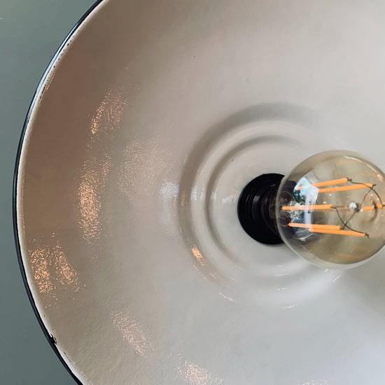 Emaille Lampenschirm 35cm