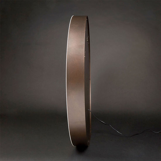 LED-Dekolampe Erde / blauer Planet, gross, Ø78cm – seitlich