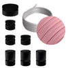 Lichterkette Filé Linear, Holz Schwarz, Kabel Babyrosa