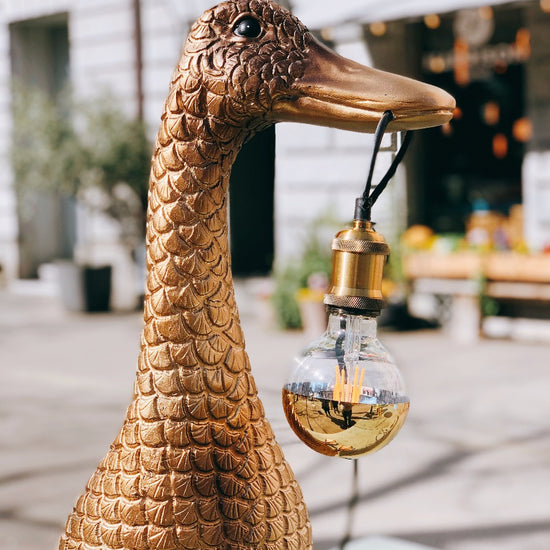 Stehleuchte Ducky, gold