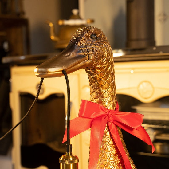 Stehleuchte Ducky, gold