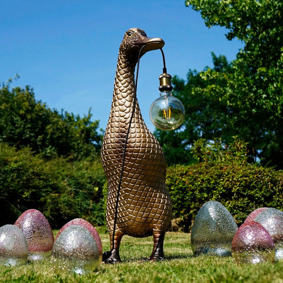 Stehleuchte Ducky, gold