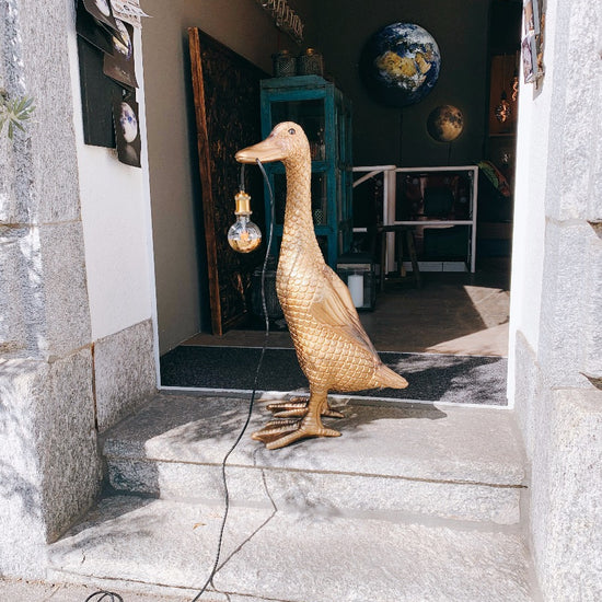 Stehleuchte Ducky, gold