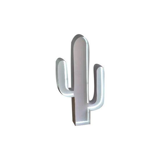 LED-Dekolampe Kaktus Outline, klein (46cm)