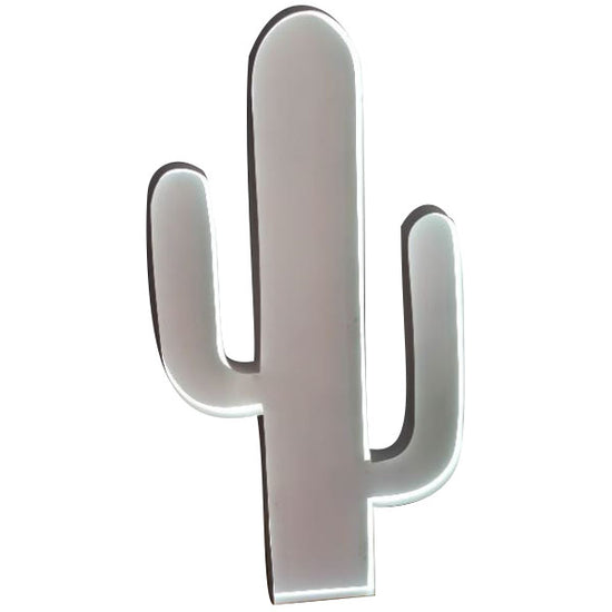 LED-Dekolampe Kaktus Outline, gross (80cm)